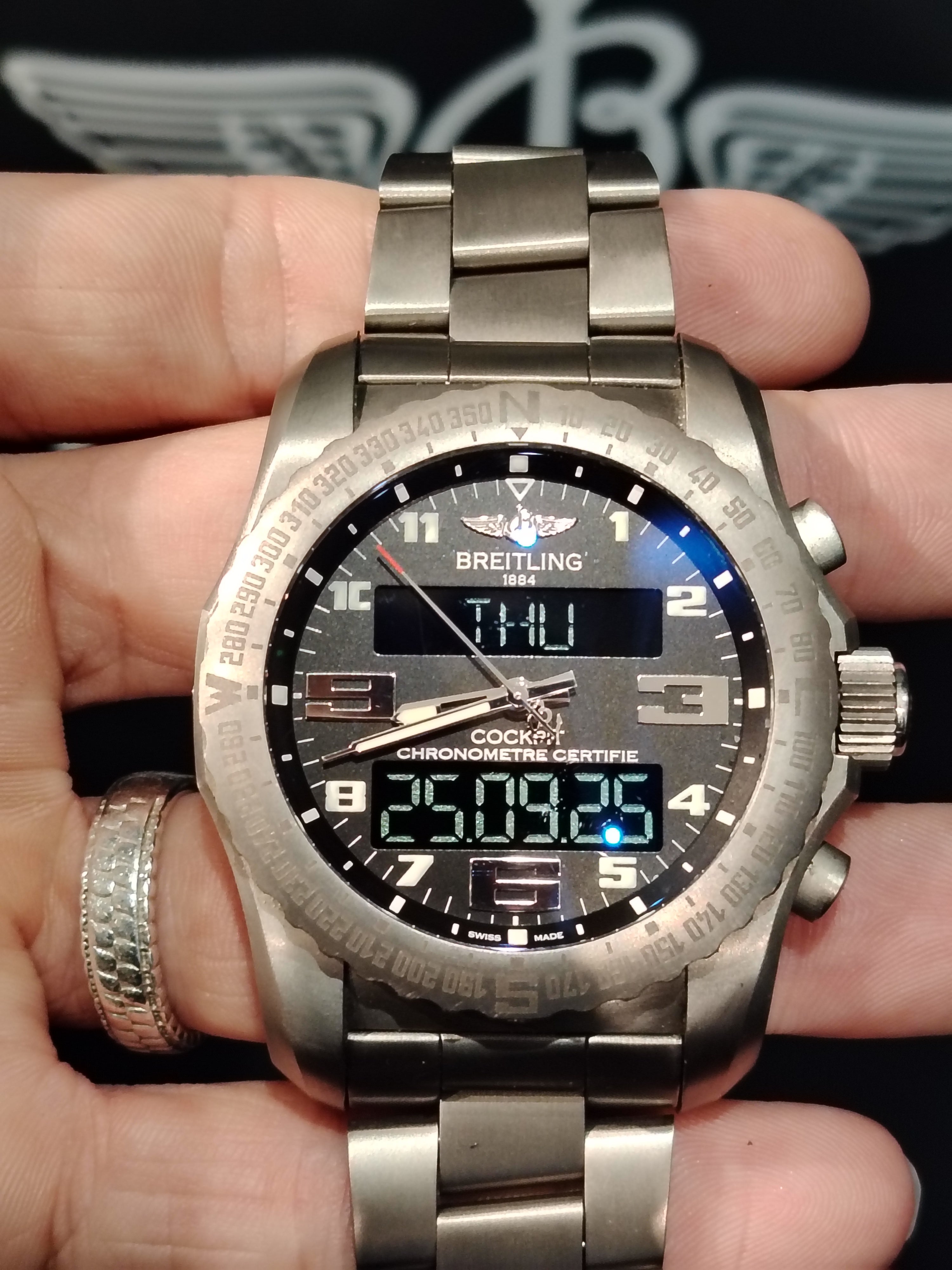 Breitling cockpit titanium