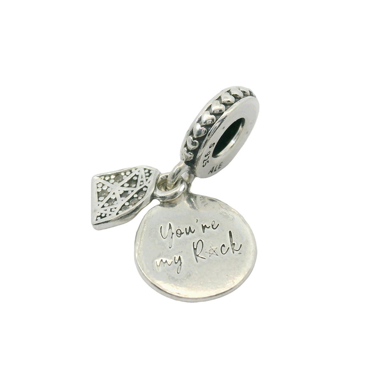 Genuine PANDORA 798102CZ You're My Rock Star Charm Only