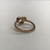 Pandora Silver And Rose Gold Plate Heart Ring
