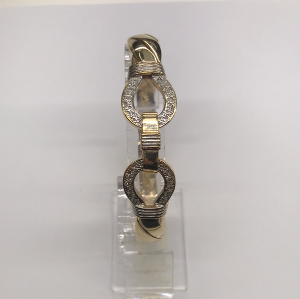 Sterling Silver Women's Hook And Loop Bangle – Goldbank Jewellers