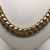 Sterling Silver And Gold Plate Flat Curb Necklace