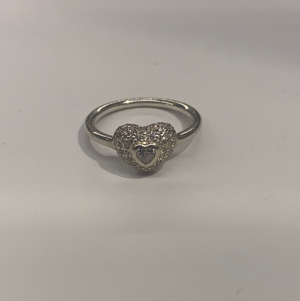 Pandora Stone set Heart Ring