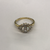 Silver And Gold Plate Women’s Dress Ring