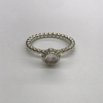 Pandora Clear Birth Stone Ring