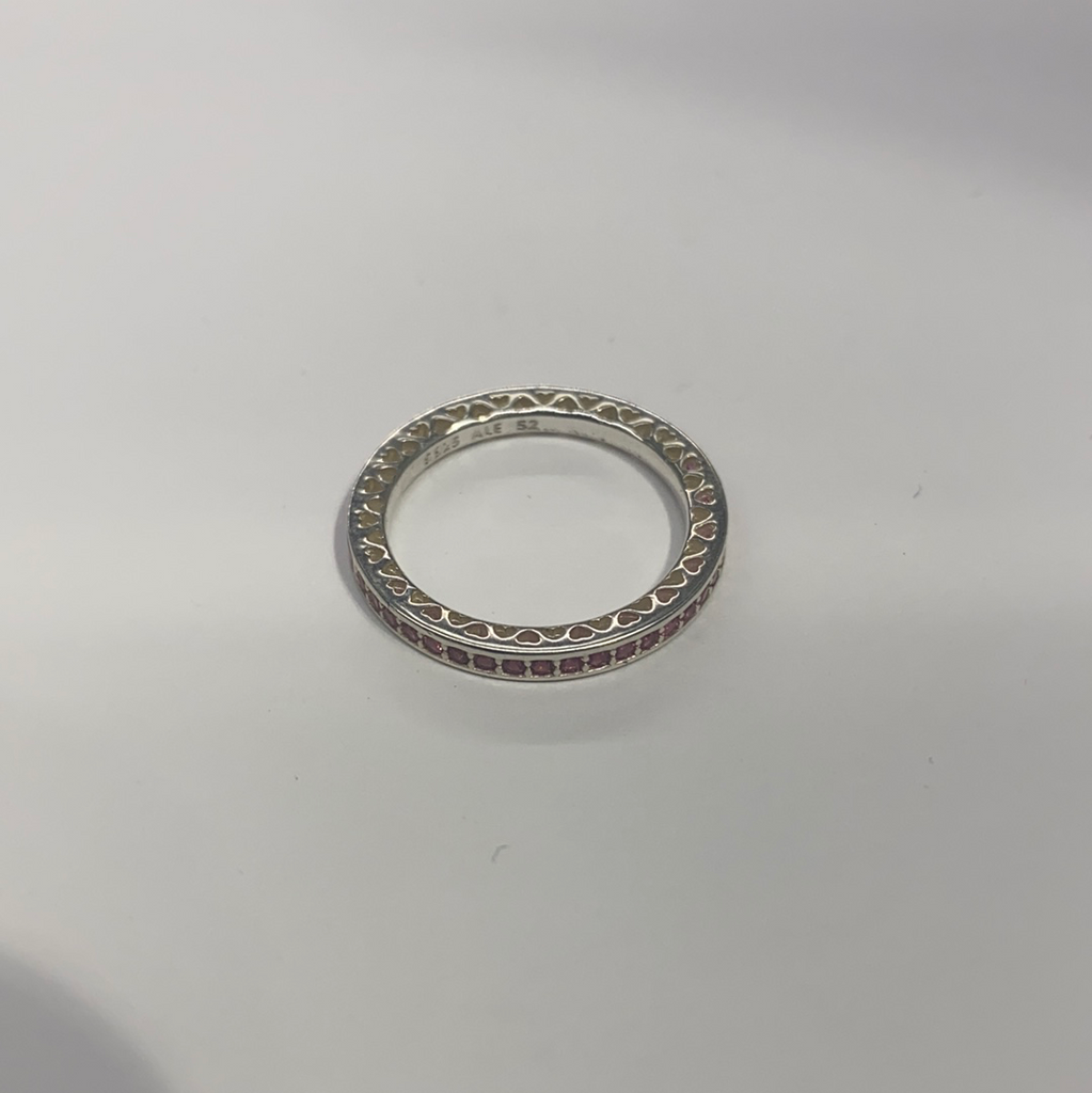 Pandora Pink Stone Set Ring