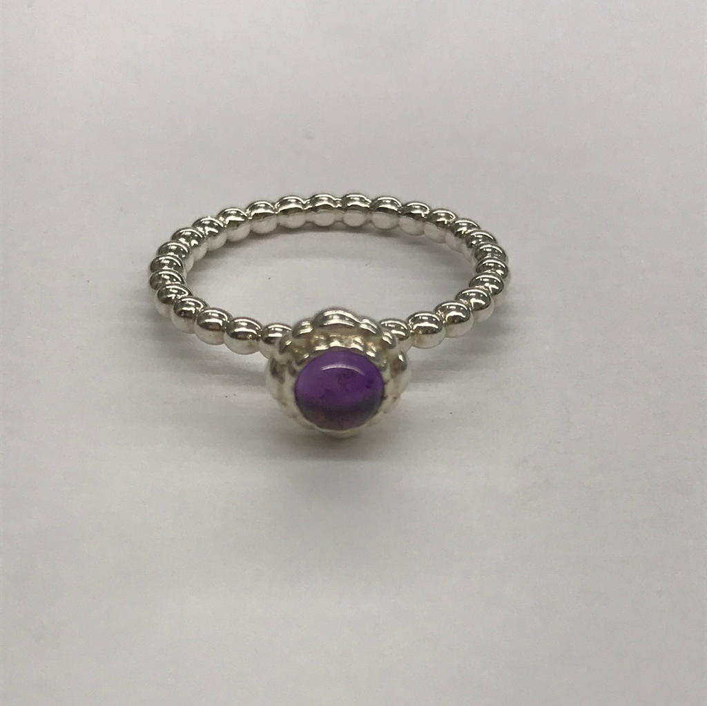 Pandora Purple Birth Stone Ring