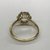 Sterling Silver And Gold Plate Women’s Dress Ring