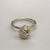 Pandora Silver And Gold Leaf Ring