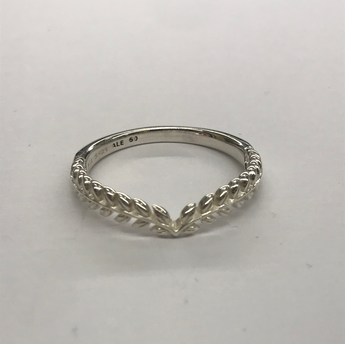 Pandora Leaf Wishbone Ring