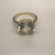 Silver With Gold Plate Women’s Dress Ring