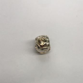 Sterling Silver And Gold Plated Pandora Charm