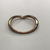 Pandora Silver And Rose Gold Stone Set Wishbone Ring