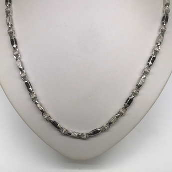 Sterling Silver Stone Set Necklace