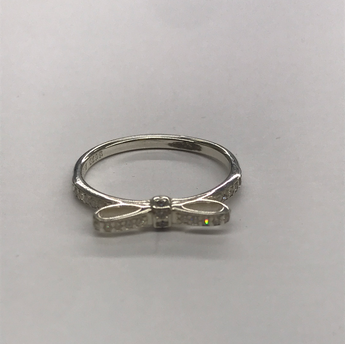 Pandora Stone Set Bow Ring
