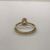 Sterling Silver And Gold Plate Women’s Dress Ring