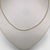 Sterling Silver And Gold Plate Belcher Necklace