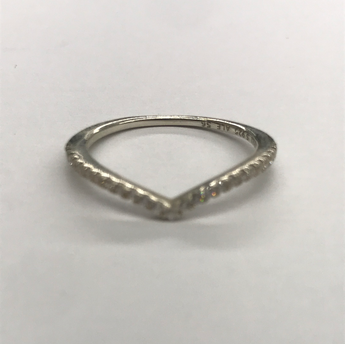 Pandora Stone Set Wishbone Ring